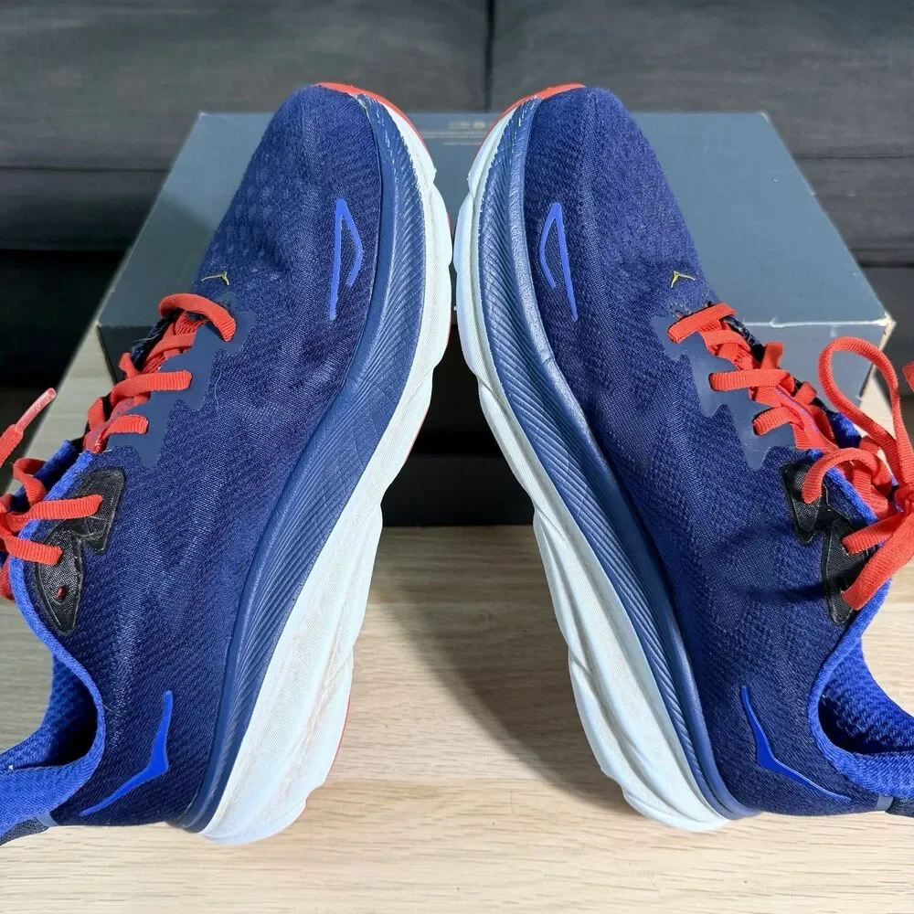 Hoka One One Clifton 9 Bellwether Blue Running Shoes Men's Size 10D - Picture 11 of 12